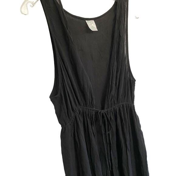 Kona Sol Sheer Tank Duster Coverup S/M Black - Picture 8 of 11